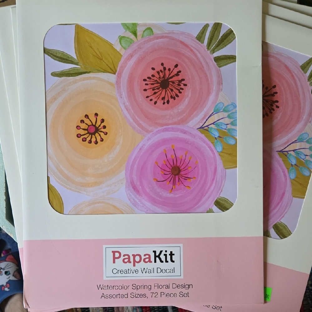 Brand New Papa Kit Creative Wall Decals 72 Piece Sets 10 Packs In Total